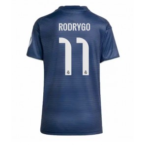 Real Madrid Rodrygo Goes #11 Segunda Equipación Mujer 2025-26 Manga Corta